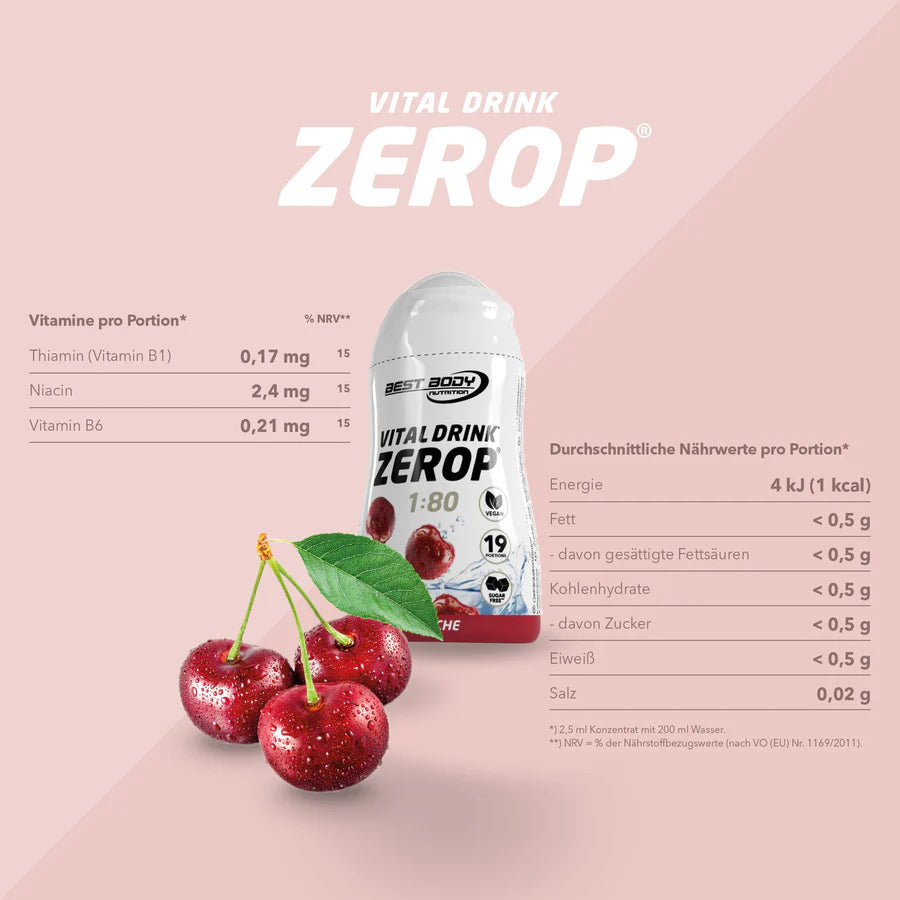 Vital Drink Zerop - čerešňa - 48 ml