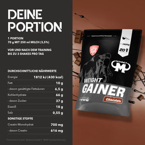 1400 g weight gainer chocolate mix