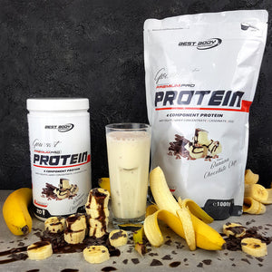 Proteínový sáčok s banánom a čokoládou