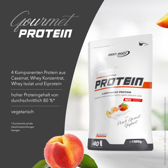 Best Body Nutrition smoothie proteín broskyňa-marhuľa 1 kg