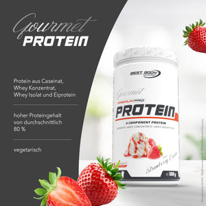 Best Body Nutrition jahodový proteín 500 g