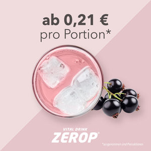 48 ml Vital Drink Zerop – blackcurrant