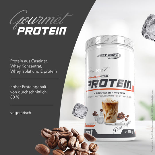 Best Body Nutrition Gourmet proteín – Iced Coffee