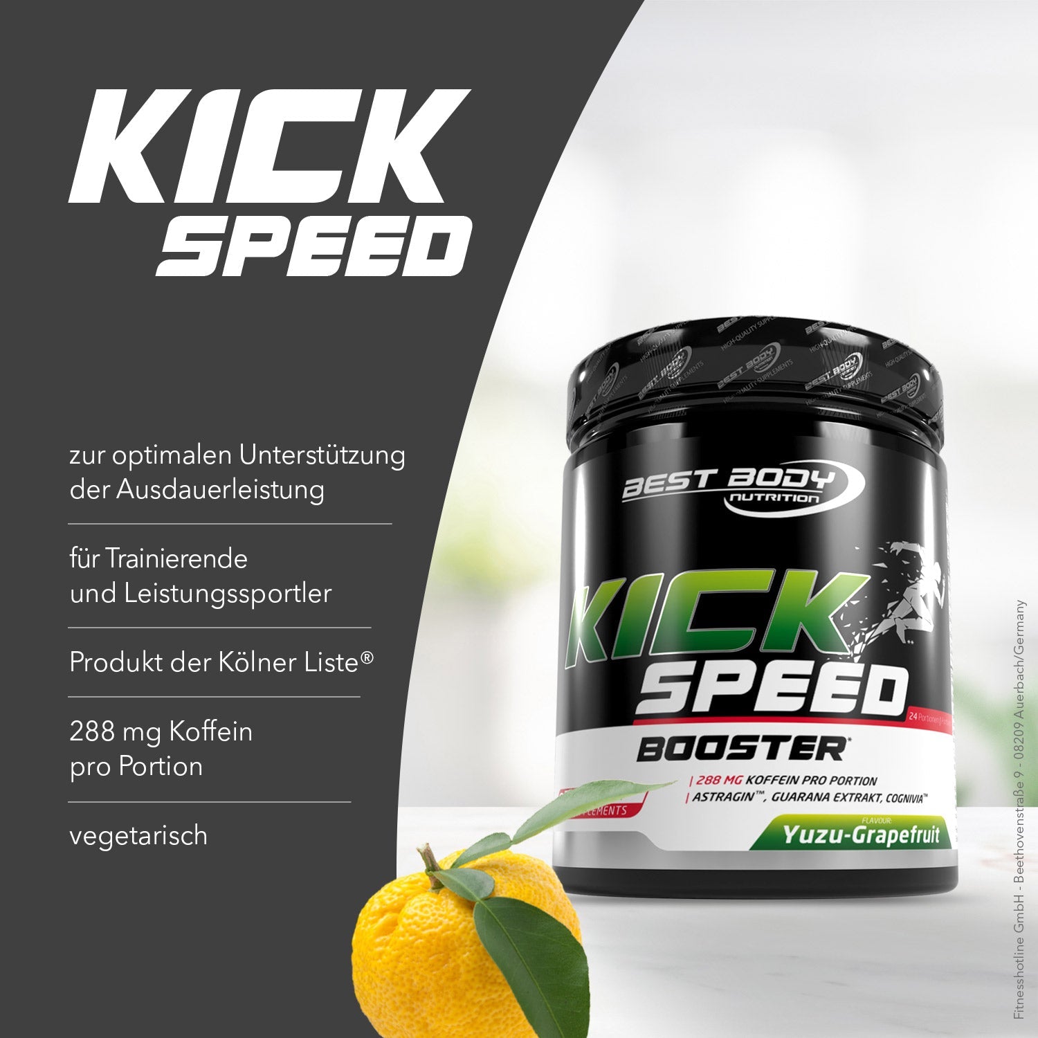 Professional Kick Speed booster prášok