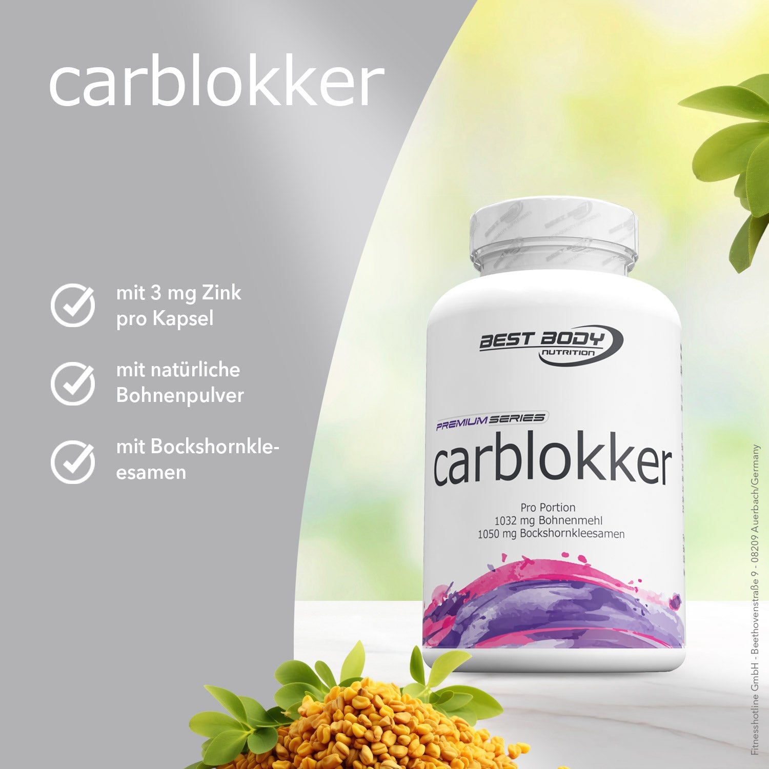 Carblokker od Best Body Nutrition – kapsuly pre tráviaci komfort