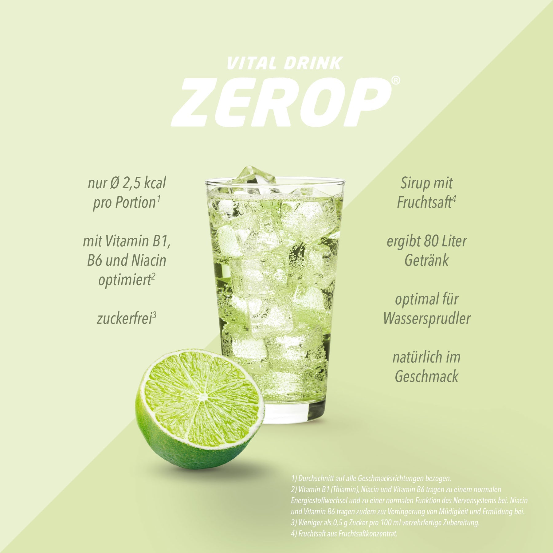 Best Body Vital Drink Zerop – Green Tea & Lime