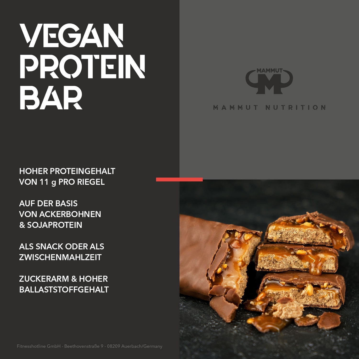 Best Body vegan snack bar – Peanut Caramel